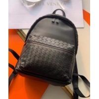Good Product Bottega Veneta CLASSIC INTRECCIATO Intrecciato leather backpack 7786 black