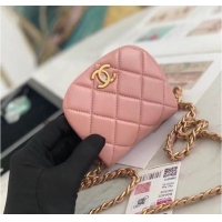 Shop Promotional Chanel mini Flap Shoulder Bag Original leather AP2344 pink