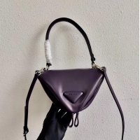 Good Product Prada Padded nappa leather handbag 3BA315 Violet
