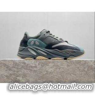 Fashion Adidas Yeezy 700V2 Sneakers AYV12 Blue/Deep Grey