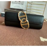 Cheapest Hermes Original swift Leather Clutch 36999 Black