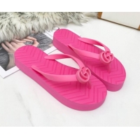 New Style Gucci Platform Thong Slide Sandals 092524 All Pink