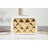 Buy Inexpensive Chanel mini leather Shoulder Bag AP2393 white