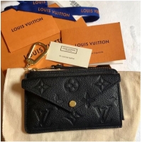 High Quality Louis Vuitton Monogram Empreinte Card Holder Recto Verso M69421 Noir