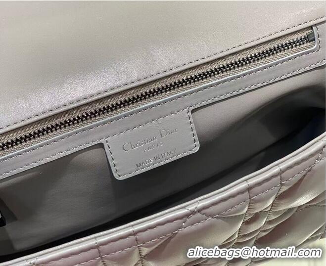 Discount LARGE DIOR CARO BAG Gradient Cannage Lambskin M9243E gray