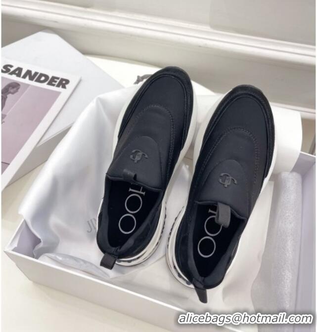 Top Grade Jimmy Choo Lycra Sneakers 11662 Black