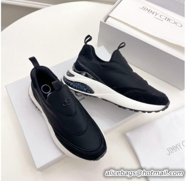 Top Grade Jimmy Choo Lycra Sneakers 11662 Black