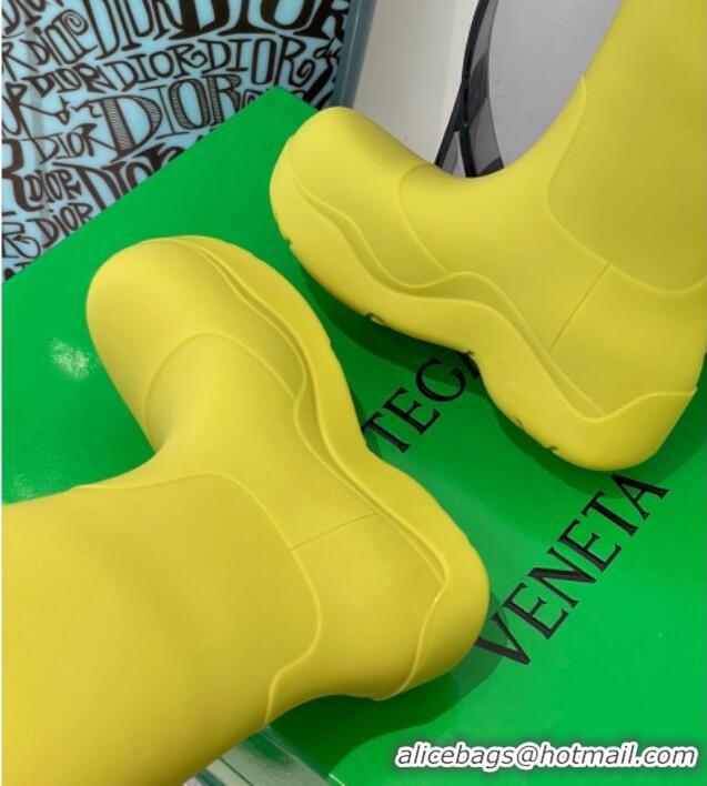 Best Quality Bottega Veneta Puddle Rubber High Boots 112206 Kiwi Green