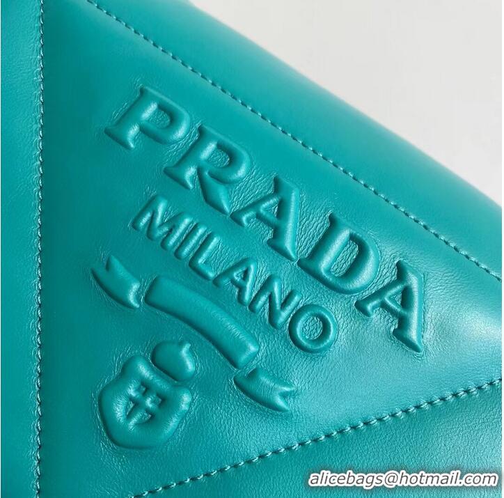 Stylish Prada Padded nappa leather shoulder bag 1BD306 blue