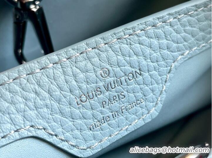 Top Quality Louis Vuitton CAPUCINES BB M48865 sky blue&white