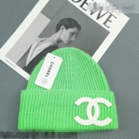 Low Cost Chanel Knit Hat C92952 Green 2021