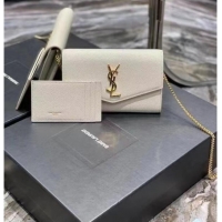 Fashion Discount Yves Saint Laurent Calf leather cross-body bag Y707788 white