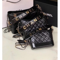 Inexpensive Chanel Gabrielle hobo bag A93824 Black