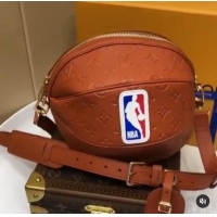 Super Quality Louis Vuitton NBA Ball in Basket Shoulder Bag M57974 Brown