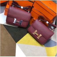 Promotional Hermes Original Espom Leather Constance Bag 5333 claret