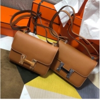 Super Quality Hermes Original Espom Leather Constance Bag 5333 brown