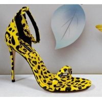 Grade Design Dolce & Gabbana DG Patent Leather Sandals 10.5cm 121507 Yellow