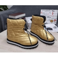 Best Price Dolce & Gabbana DG Down Snow Ankle Boots Gold 121511