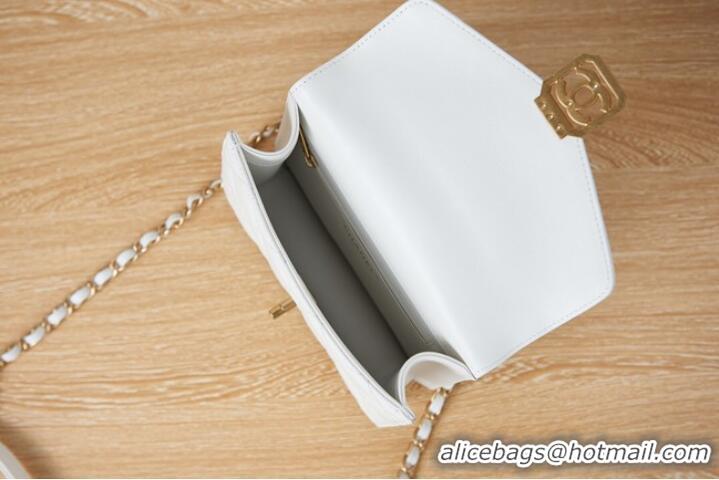 Top Grade Chanel SMALL FLAP BAG AS2840 white