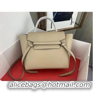 Good Quality Celine Belt Bag Original Palm Skin Leather C3349 Light Apricot