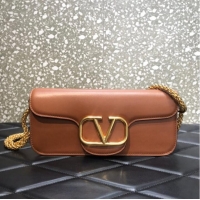 Shop Fashion VALENTINO GARAVANI Loco Calf leather bag 2B0K30 brown