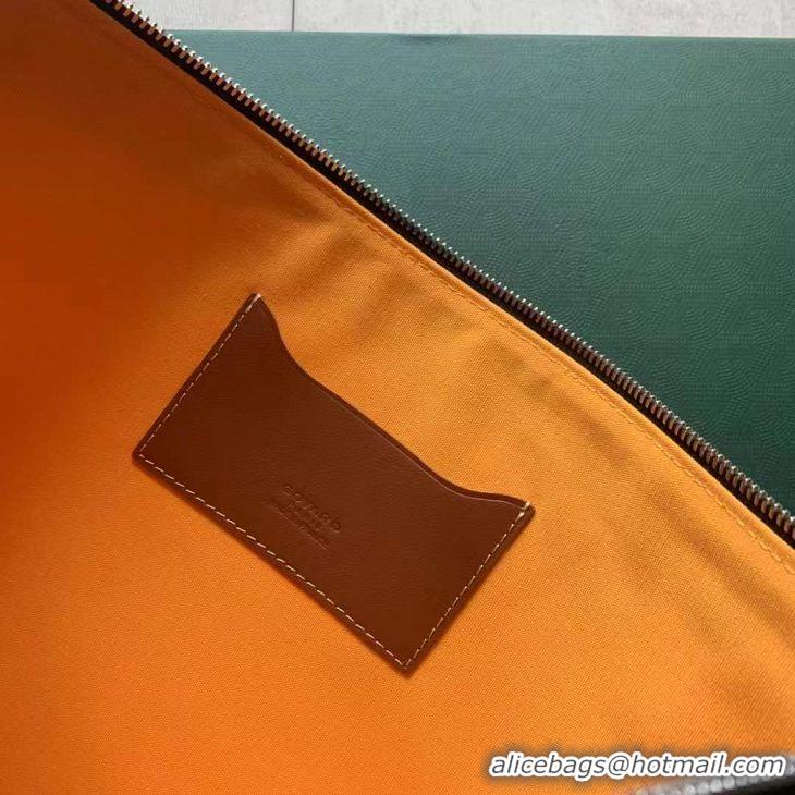 Top Design Goyard Original Senat Pouch iPad Bag Medium M020115 Black And Tan