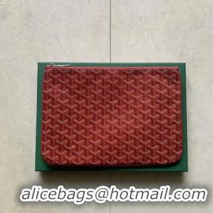 Spot Bulk Goyard Original Senat Pouch iPad Bag Small S020115 Red
