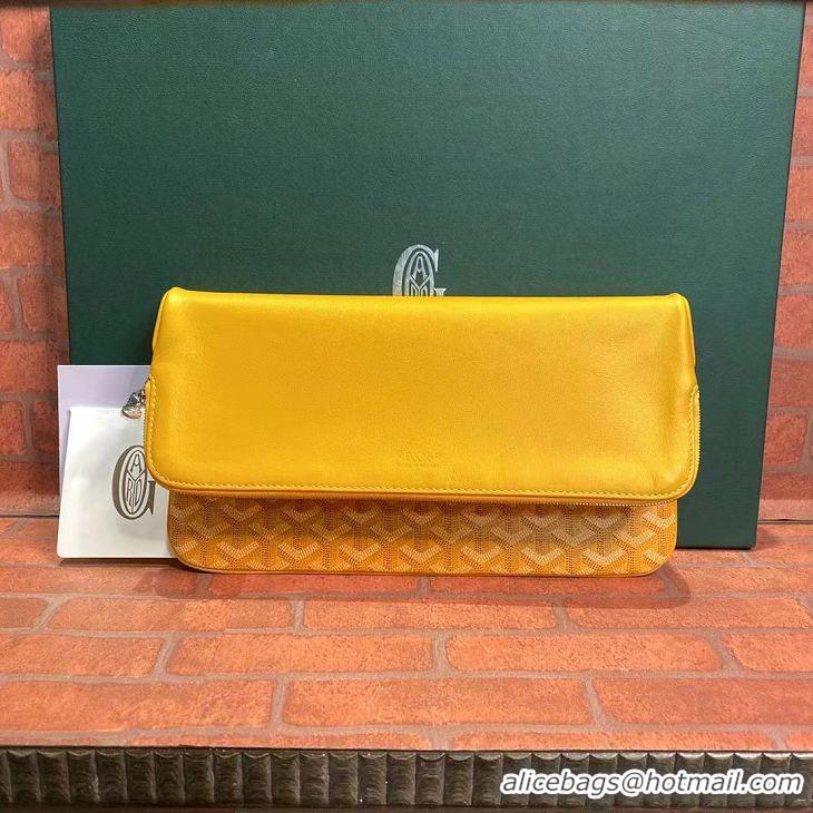 Best Grade Goyard Original Sainte Marie Clutch Bag 8929 Yellow