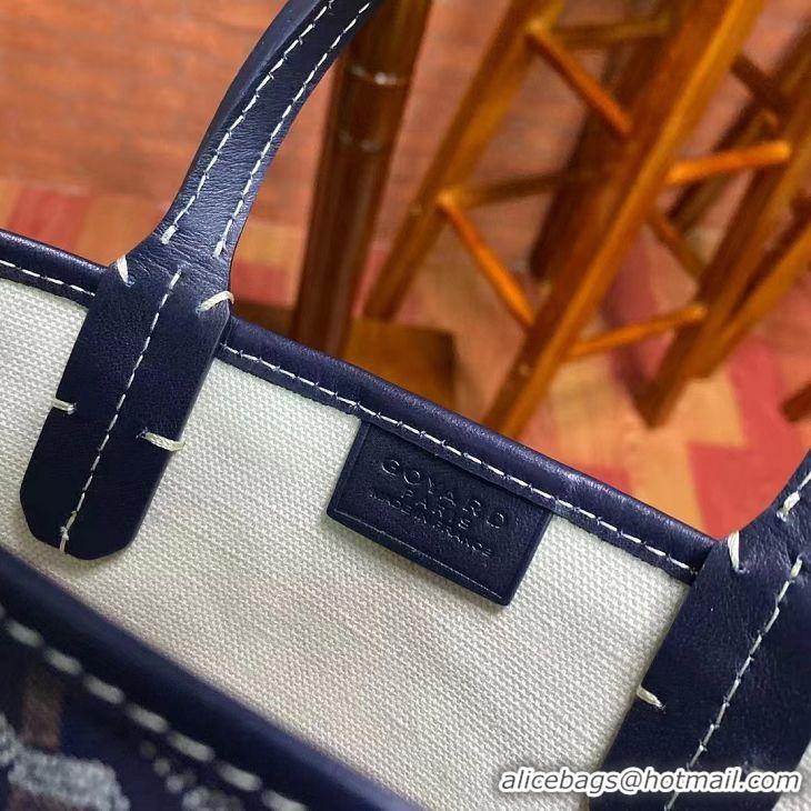 Top Quality Original Goyard Poitiers Bag 2196 Navy Blue