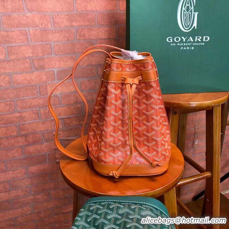 Famous Brand Goyard Original Petit Flot Small Bucket Bag G8715 Orange