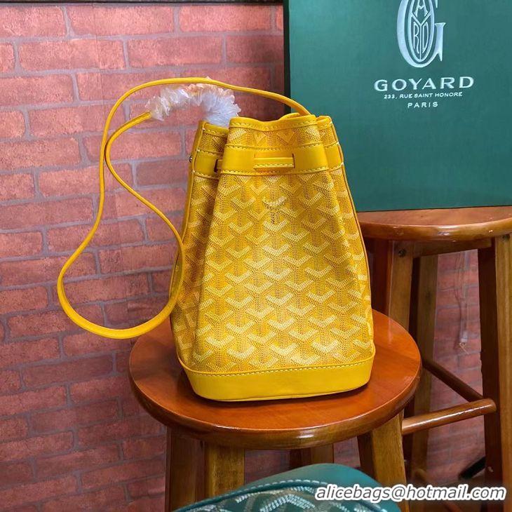Good Product Goyard Original Petit Flot Small Bucket Bag G8715 Yellow