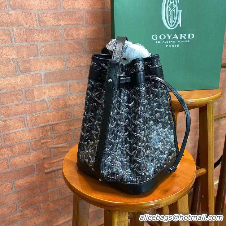 Famous Brand Goyard Original Petit Flot Small Bucket Bag G8715 Black
