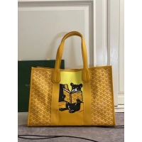 AAAAA Discount Goyard New Villette Tote Bag G1152 Yellow