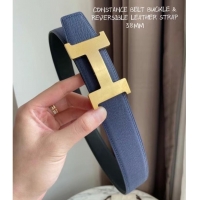 Inexpensive Hermes original belt buckle & Reversible leather strap 38 mm H06771 Gold