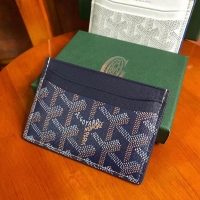 Top Sell Goyard Original Card Holder 020090 Navy Blue