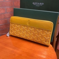 Unique Style Goyard Original Zippy Organizer Wallet 020111 Yellow