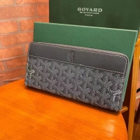 Low Cost Goyard Original Zippy Organizer Wallet 020111 Dark Grey