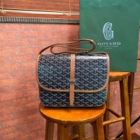 Discount Goyard New Design Original Messenger Bag GM 8962 Black And Tan