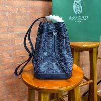 Well Crafted Goyard Original Petit Flot Small Bucket Bag G8715 Navy Blue