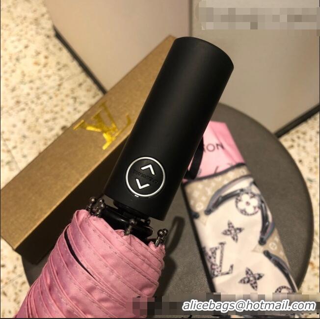 Top Grade Louis Vuitton Monogram Bloom Umbrella LV1023 Pink 2022