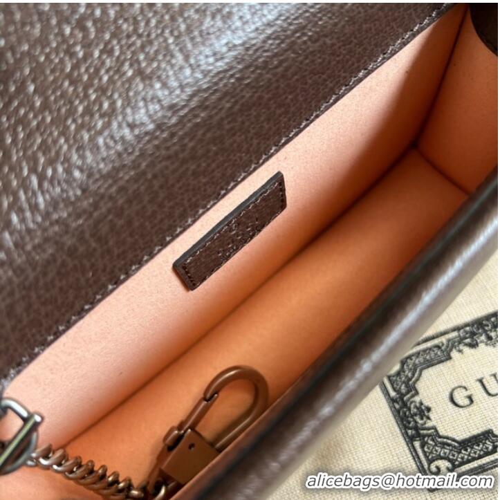 Good Looking Gucci Dionysus jumbo GG super mini bag 476432 Brown