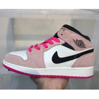 Good Product Nike Air Jordan AJ1 Mid-top Sneakers Pink 112376