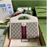 Unique Style Gucci Ophidia small tote with Web 693724 white