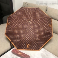 Spot Bulk Louis Vuitton Monogram Umbrella LV1223 Brown 2021