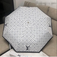 Top Quality Louis Vuitton Monogram Umbrella LV1223 White 2021