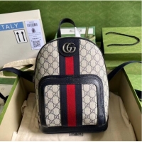 Famous Brand Gucci Ophidia GG Supreme backpack 685769 blue