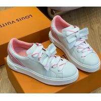 Lower Price Louis Vuitton Time Out Sneaker 1A9Q1B White/Pink 0329059