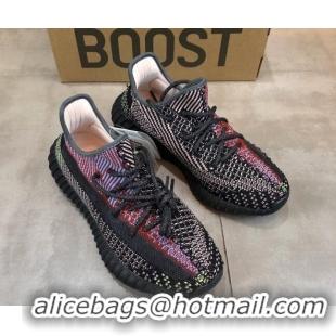 Discount Adidas Yeezy Boost 350 V2 Sneakers ' Yecherf Static' Black/Red 042016
