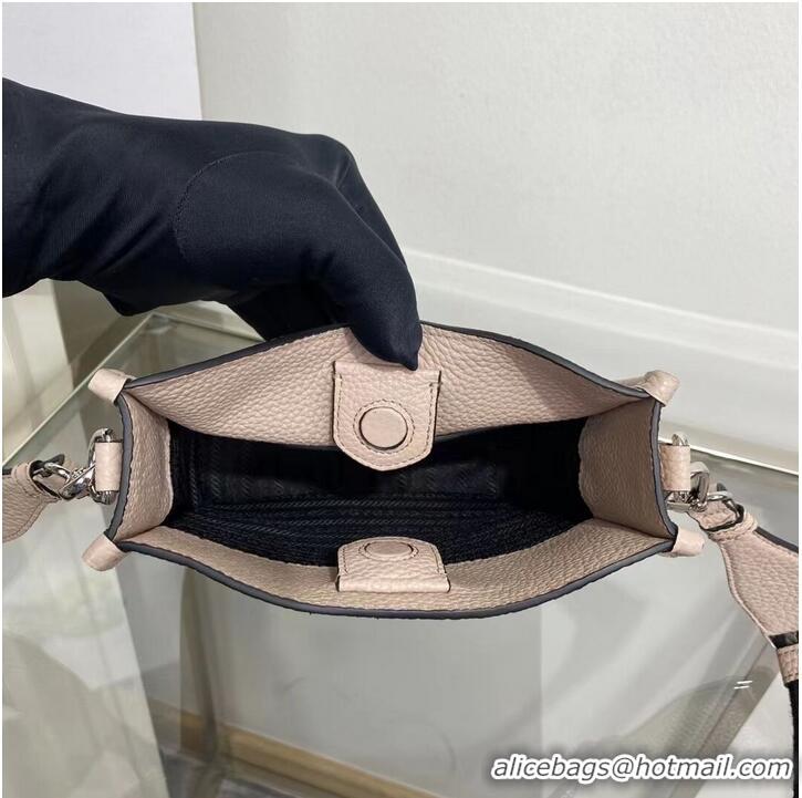 Unique Discount Prada Leather mini shoulder bag 1BH191 pink