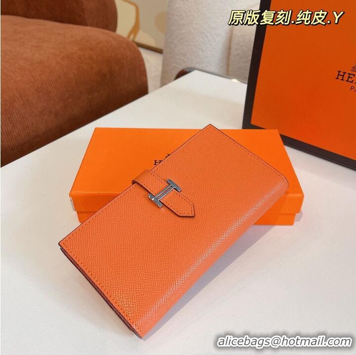 Reasonable Price Hermes Bearn Japonaise Bi-Fold Wallet Espom Leather A208